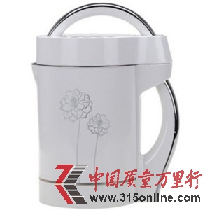 荣事达豆浆机被检不合格公司坚称无质量问题